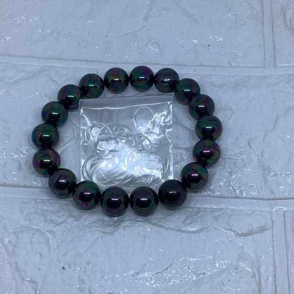Gemstone Bracelet Unisex Genuine Birthstone Healing Power Crystal Beads Elastic - Picture 2 of 6